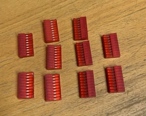 TE/TYCO/AMP 643813-9 CONN RED RCPT 9P IDC 22AWG TIN-LEAD (10pcs = 1 lot) - Picture 1 of 2