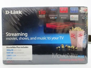 D-Link MovieNite Plus Streaming Media Player DSM-312 With Remote Factory Sealed - Picture 1 of 6