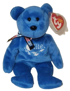 Ty Beanie Baby RYAN NEWMAN #12 the NASCAR Bear 8.5" NEW MWMTs Plush Stuffed Toy - Picture 1 of 8