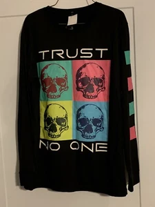trust no one t shirt Size(M)Black - Picture 1 of 3