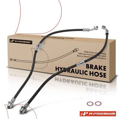 Manguera hidráulica de freno delantera A-Premium 2x L & R para Honda Civic Acura EL 2001-2005 Foto 1 de 4