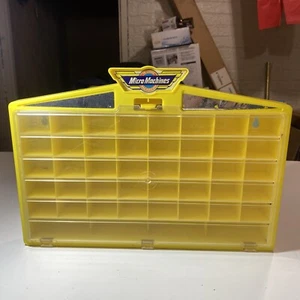 Vintage Micro Machines 1989 Yellow Carry Display Case Galoob - Picture 1 of 6