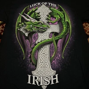 St. Patrick’s Day luck of the Irish T-shirt men’s Small new - Picture 1 of 6