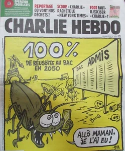 CHARLIE HEBDO N° 1404 of JUNE 2019 SCHOOL 100% SUCCESS IN BACCALAUREATE IN 2050 - Picture 1 of 1