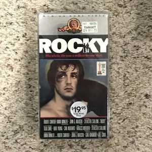 Sealed Rocky Sylvester Stallone MGM/UA Rare Silver Case Recycled VHS Video - Picture 1 of 6