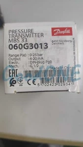 Sensor transmisor de presión Danfoss MBS33 060G3013 1 PIEZA NUEVO - Imagen 1 de 3