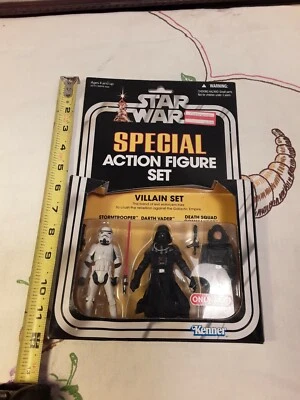 Boneco de ação especial exclusivo Star Wars Target conjunto vilão novo 2010 - Imagem 1 de 4