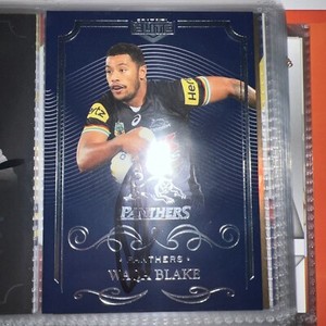 Waqa Blake Signed 2017 Elite NRL card Penrith Panthers