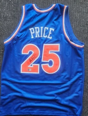 Mark Price Signed Cleveland Blue Basketball Jersey JSA - Image 1 of 2