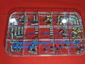 Großes Schraubnippel Sortiment Set N8 Bowdenzug Seilzug 75Tlg - Bild 1 von 10