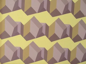 70er Jahre ORIGINAL POP ART GEMÄLDE ABSTRAKT GEOMETRISCH KUBISMUS VINTAGE SIGNIERT GERAHMT - Bild 1 von 7