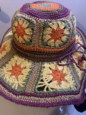 Peter Grimm женщин соломы Fedora шляпа крышка один размер, следовать за кроликом новый/ярлык - Изображение 1 из 4