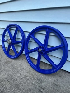 Blue Skyway Old School 20 Zoll Tuff Wheels Mags Felgen Bmx Neu 6 Speichen OGK Mag - Bild 1 von 14