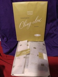 Vintage Sears Cling-alon Hosiery 4 New 8-1/2 - 9-1/2 L Shapely Tealeaf Open 1960 - Picture 1 of 5