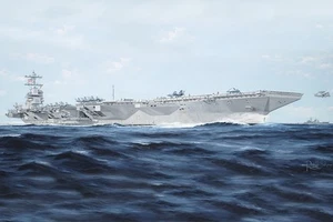 Trumpeter 05638 USS GERALD R.FORD CVN-78 1:350 Kit à monter - Imagen 1 de 11