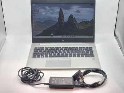 Hp Elitebook 745 G5 14" AMD Ryzen PRO 2500U 8GB RAM 256GB SSD Windows 11 Laptop - Image 1 of 4