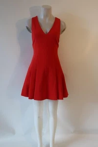 Womens Alice + Olivia Red A-Line Dress 4 - Picture 1 of 6