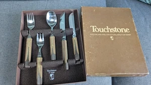 Denby TOUCHSTONE CUTLERY Tiger's Eye - 2 Have Breaks In the Handle But Glued - Picture 1 of 9