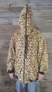 Uomo blu grezzo taglia Felpa con cappuccio 3XL full zip coniglietto panda cane Y2K anime skater grunge - Foto 1 di 19