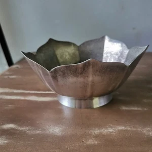 Alte Schale aus versilbertem Metall / Ref. A623  - Bild 1 von 9