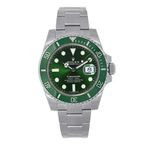 Reloj Rolex Submariner 40MM Verde Índice Marcadores de Hora Dial Cerámica - Imagen 1 de 10