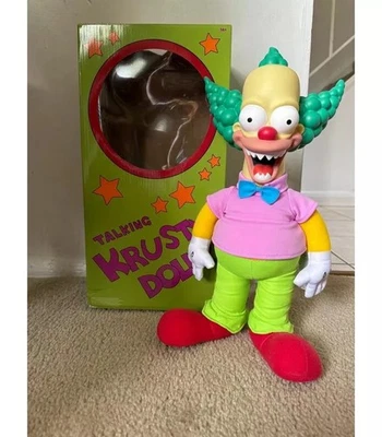 Boneca de Pelúcia The Simpsons “Good and Evil” 16" Talking Krusty – Coleção Pull-String - Imagem 1 de 4