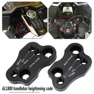 For 18-19 Honda Goldwing GL1800 Handlebar Riser 2 1/4" Pullback Mount Spacer Kit - Picture 1 of 7