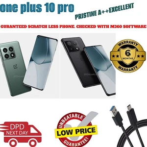 OnePlus 10 Pro 5G 128-ANDROID-SMARTPHONE-UNLCOKED-EXCELLECT PRISITNE A++ BLACK - Picture 1 of 13