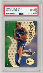 1999-2000 SKYBOX E-X #11 DIRK NOWITZKI - HOF - PSA 10 - Picture 1 of 2