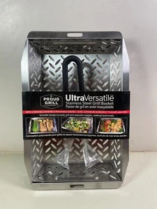 Proud Grill UltraVersatile Stainless Steel Grill Basket - Picture 1 of 11