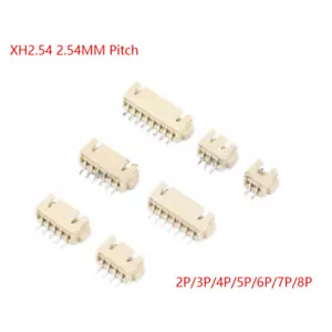 Conector de toma de pin SMT de paso horizontal XH-2P/3P/4P/5P/6P/7P/8P - Imagen 1 de 4