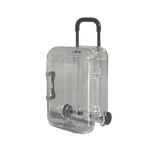 Portabele Clear Small Suitcases Organizers Box for Small Items and Accessories - Picture 1 of 8