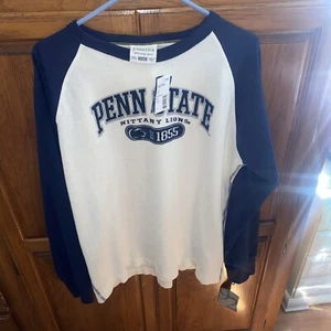 Penn State T-Shirt Men Large Long Sleeve J. America New With Tag - Picture 1 of 3