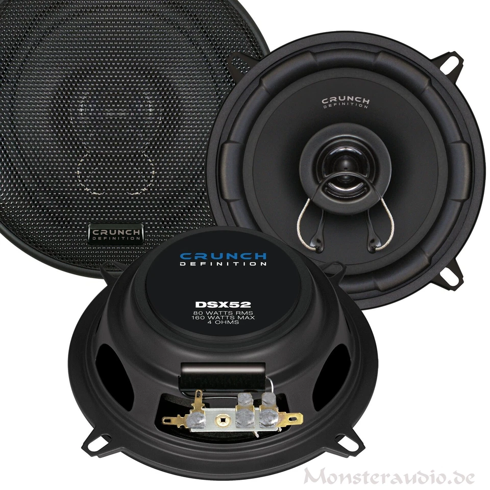 Crunch DSX-52 für MAZDA MX5 Typ NA 1989-199813cm Lautsprecher Set Auto Boxen  - Bild 1 von 1