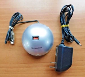 KENSINGTON USB HUB 7-PORT WITH AC WAL WART WORKS PERFECTLY MODEL K33118A - Picture 1 of 5