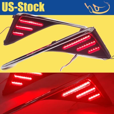 Red LED Tail Lights Brake Lamps LH&RH Fit 2016 2017 2018-2021 Toyota C-HR CHR - Image 1 of 4