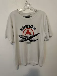Camiseta Rara Japón NBHD Vecindario X Burton Colaboración Blanca Talla Grande - Imagen 1 de 6