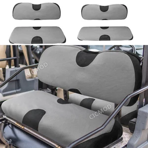 Golf Cart Seat Cover Set for Club Car EZGO Yamaha Golf Cart Front Rear Protector - Picture 1 of 15