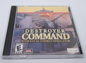 Destroyer Commander WWII Naval Combat Simulator PC CD Ubisoft 2002 Disc & Jewel - Picture 1 of 5