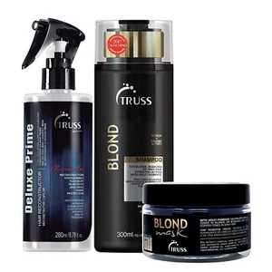 Truss Blond Shampoo & Blond Mask & Deluxe Prime Set Bundle - Picture 1 of 1