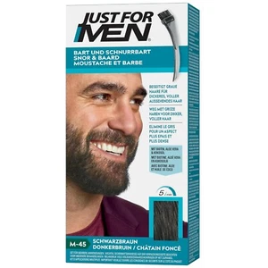Just For Men Schnurrbart & Bart Färbe Dunkelbraun Bart Farbe Tönung M45 - Bild 1 von 10