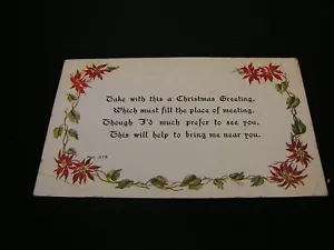 Christmas Postcard -Bring me near you - posted 1913 - Picture 1 of 2