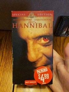 Hannibal - (VHS Tape) Special Edition - Anthony Hopkins-Alternate Ending Horror - Picture 1 of 9