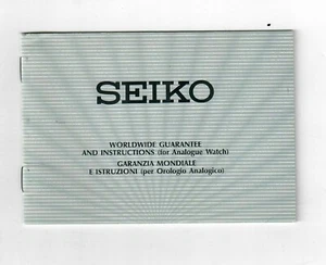 Orologio SEIKO garanzia originale anni '70 non compilata - Imagen 1 de 3