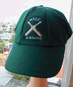 VINTAGE M,T,C,C 15.03.2008 Baggy Cricket Sports Baseball Cap - Picture 1 of 6