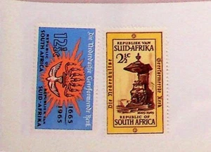 SOTH AFRICA Sc 308-9 NH ISSUE OF 1965 -ART - Picture 1 of 1