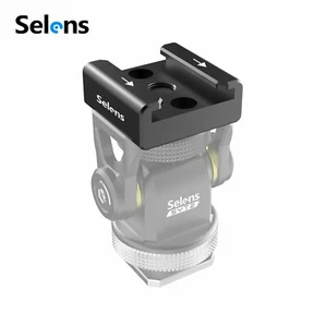 Selens Cold Shoe Base Mount with Standard Shoe 1/4'' Interface for Snail Holder - Picture 1 of 5