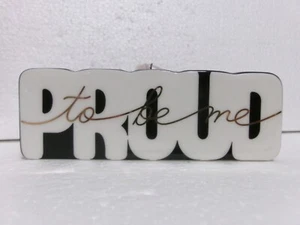 Ornamento natalizio PROUD TO BE ME PRIDE Hallmark KEEPSAKE figura arcobaleno ceramica - Foto 1 di 10