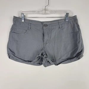 OP Ocean Pacific Womens Gray Shorts Size 11 Chino Twill Beach Booty Stretch  - Picture 1 of 3