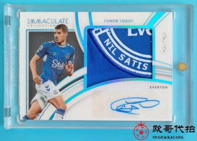 2022-23 Immaculate Everton Conor Coady Logo Patch 1/1 - Image 1 of 2